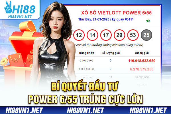 Bí quyết đầu tư Power 6/55 trúng cực lớn