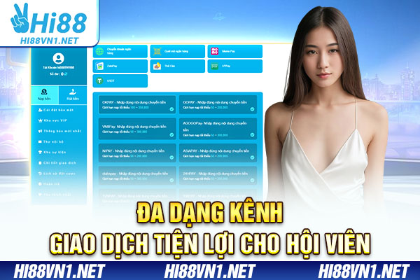 Đa dạng kênh giao dịch tiện lợi cho hội viên