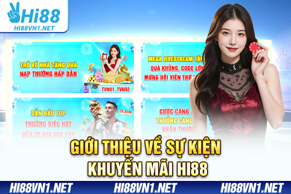 Giới thiệu về sự kiện khuyến mãi Hi88